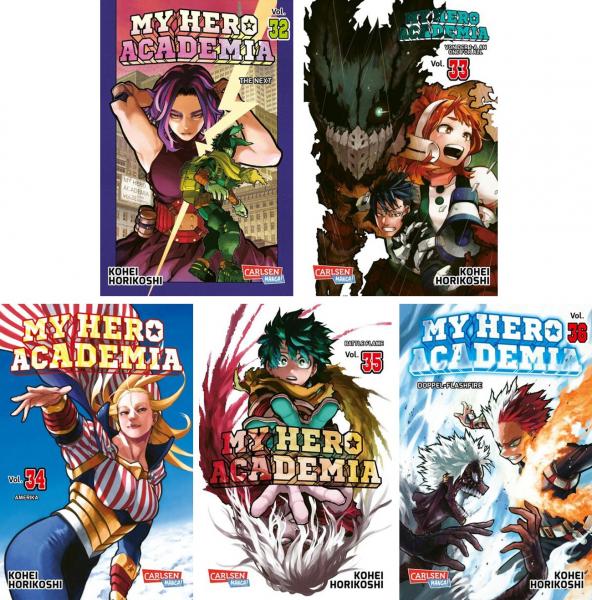 Sparpaket - My Hero Academia (Band 32-36) (Mängelexemplare)