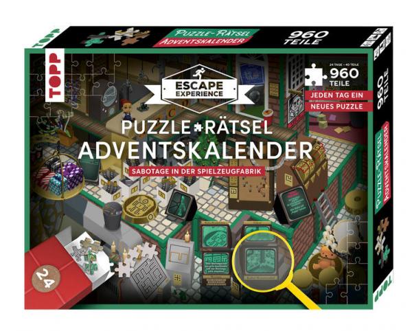 Puzzle-Rätsel-Adventskalender (Verpackung beschädigt)