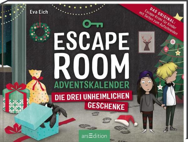 Deal: Escape Room. Die drei unheimlichen Geschenke - Adventskalender für Kinder (Mängelexemplar)