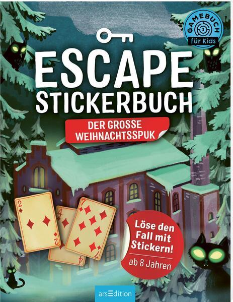 Aktion: Escape-Stickerbuch – Der große Weihnachtsspuk - Löse den Fall mit Stickern!