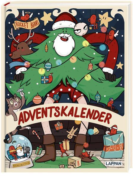 Rocket Beans Adventskalender - 24 Doppelseiten mit weihnachtlichen Überraschungen (Mängelexemplar)