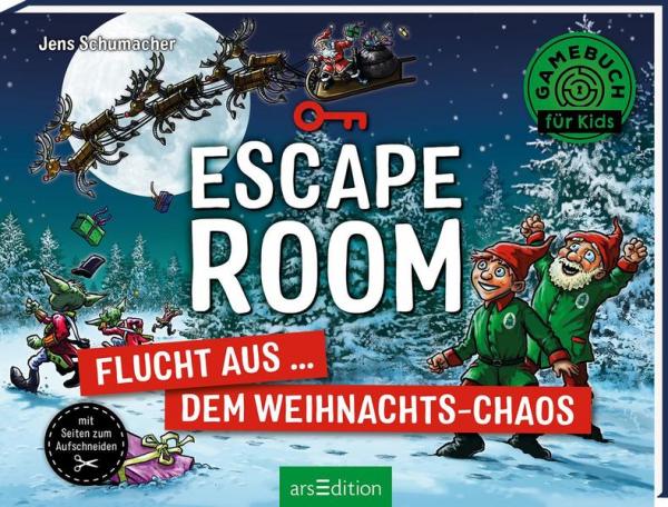 Escape Room – Flucht aus dem Weihnachts-Chaos - Mit Seiten zum Aufschneiden