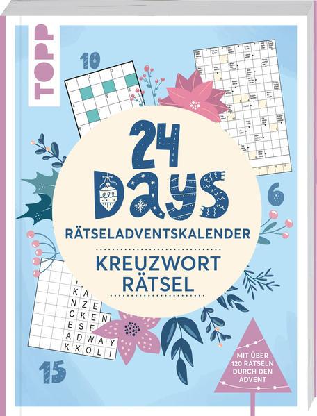 24 DAYS RÄTSELADVENTSKALENDER – Kreuzworträtsel - Über 120 Rätsel (Mängelexemplar)