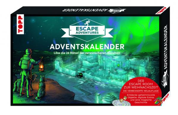 Escape Adventures Adventskalender – Die verwunschenen Eisruinen (Verpackung beschädigt)