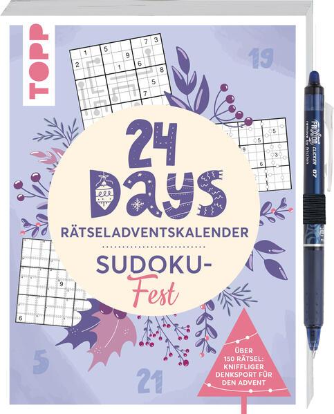 24 DAYS RÄTSELADVENTSKALENDER – Sudoku-Fest (Mängelexemplar)