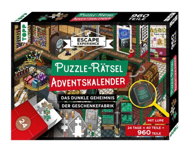 Puzzle-Rätsel-Adventskalender (Verpackung beschädigt)