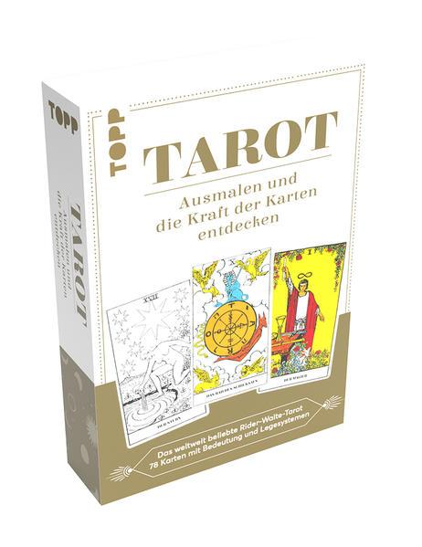 Tarot - Ausmalen und die Kraft der Karten entdecken - 78 Karten und 96-seitiges Begleitheft