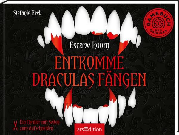 Escape Room Entkomme Draculas Fängen - Ein Thriller mit Seiten zum Aufschneiden (Mängelexemplar)